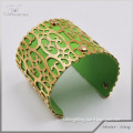 New product gold accessories trendy mean leather bangle